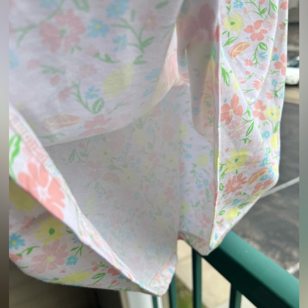 🆕🌼🌿🌸FamilyPJs by Macy’s Large Cotton T-Shirt Top Pastel Lounge Sleepwear Casual - Picture 10 of 13